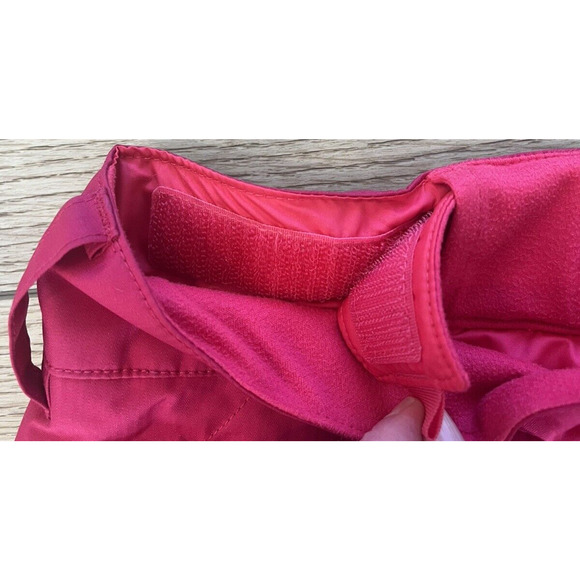 Patagonia Girls XL 14 H2NO Snow Pants Snowboarding Skiing Hot Bright Pink - Picture 7 of 12
